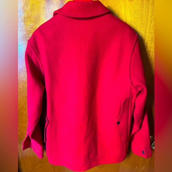 Vintage 70s Filson Red Wool Women's Mackinaw Cruiser
Button Up USA Made - Picture 2 of 5